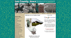 Desktop Screenshot of leecounty.org